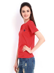 Red Herring by Debenhams Women Red T-shirt