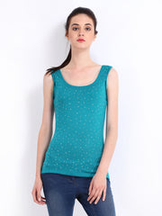 Red Herring by Debenhams Women Teal Blue Top