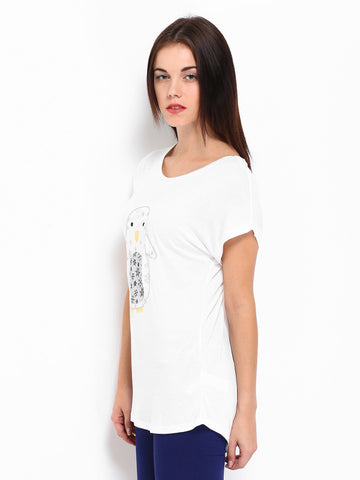 Red Herring by Debenhams Women White Printed Top