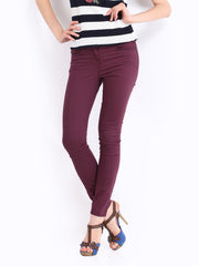 Red Herring by Debenhams Women Purple Super Skinny Jeans