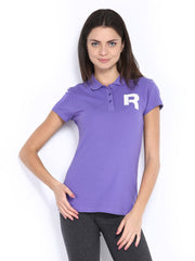 Reebok Classic Women Purple T-shirt