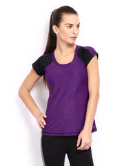 Restless Women Purple T-shirt