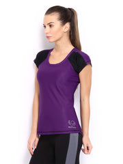 Restless Women Purple T-shirt