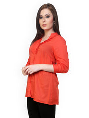Ritzzy Women Red Tunic