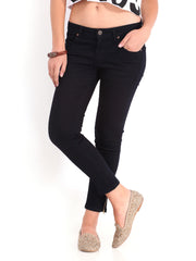 Roadster Women Black Ankle-Length Zipper Jeggings