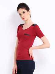 Roadster Women Brick Red Top