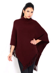 Roadster Women Maroon Poncho
