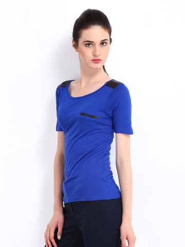 Roadster Women Electric Blue Top
