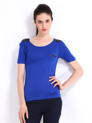 Roadster Women Electric Blue Top