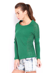 Roadster Women Green Top