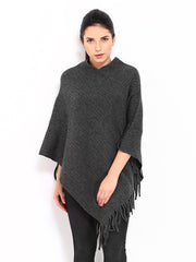 Roadster Women Dark Grey Poncho