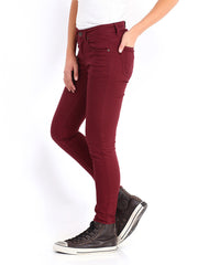 Roadster Women Maroon Skinny Fit Jeans