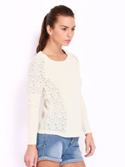 Roadster Women Off-White Top