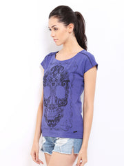 Roadster Women Purple Printed Top