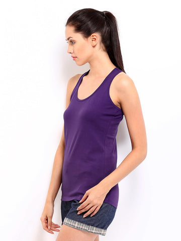 Roadster Women Purple Tank Top