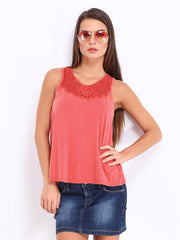 Roadster Women Red Top