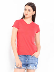 Roadster Women Red Top