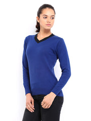 Roadster Women Blue Sweater