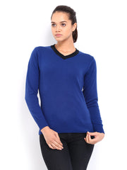 Roadster Women Blue Sweater