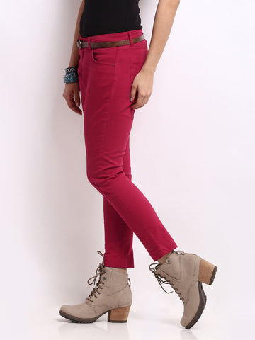 Roadster Women Red Trousers