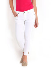 Roadster Women White Zipper Jeggings
