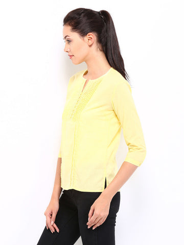 Roadster Women Yellow Top
