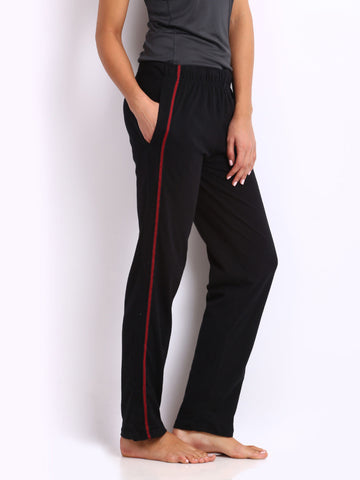 SDL by Sweet Dreams Women Black Lounge Pants F-LLP-1108A