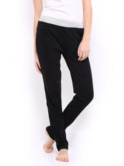 SDL by Sweet Dreams Women Black Lounge Pants F-LLP-1109A