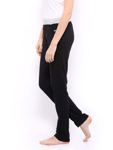SDL by Sweet Dreams Women Black Lounge Pants F-LLP-1109A