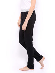 SDL by Sweet Dreams Women Black Lounge Pants F-LLP-1109A