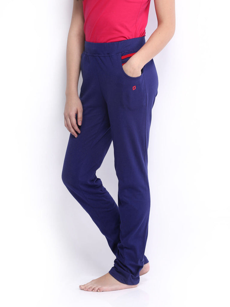 Buy Cotton Navy Blue Track pants for Women online in India - Cupidclothings  – Cupid Clothings