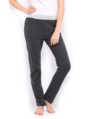 SDL by Sweet Dreams Women Grey Lounge Pants F-LLP-1109A