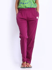 SDL by Sweet Dreams Women Magenta Lounge Pants F-LLP-1108A