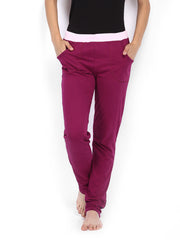 SDL by Sweet Dreams Women Purple Lounge Pants F-LLP-1109A
