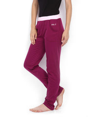 SDL by Sweet Dreams Women Purple Lounge Pants F-LLP-1109A