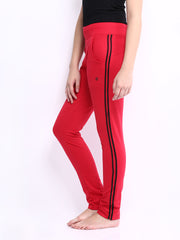 SDL by Sweet Dreams Women Red Lounge Pants F-LAP-4176