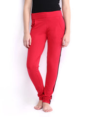 SDL by Sweet Dreams Women Red Lounge Pants F-LAP-4176