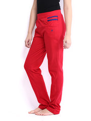 SDL by Sweet Dreams Women Red Lounge Pants F-LLP-1102B