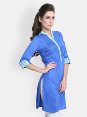SIA Fashion Women Blue Kurta