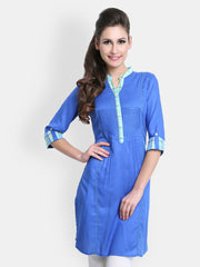 SIA Fashion Women Blue Kurta