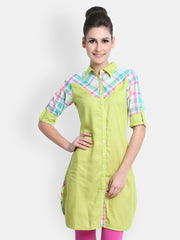 SIA Fashion Women Green Kurta