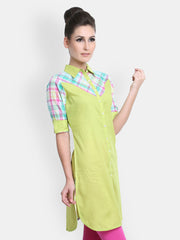 SIA Fashion Women Green Kurta