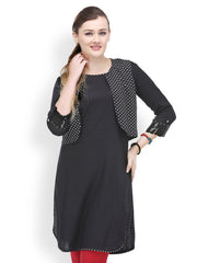 SIA Fashion Women Black Kurta