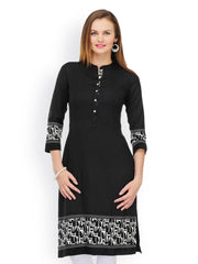 SIA Fashion Women Black Kurta