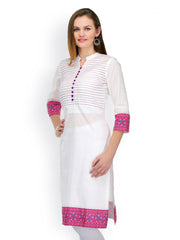 SIA Fashion Women White Kurta