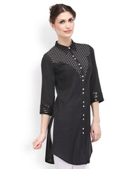SIA Fashion Women Black Kurta