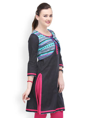 SIA Fashion Women Black Kurta