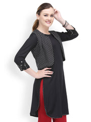 SIA Fashion Women Black Kurta