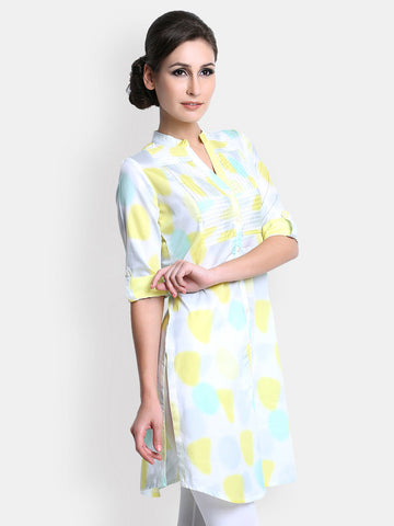SIA Fashion Women White Printed Kurta
