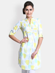 SIA Fashion Women White Printed Kurta